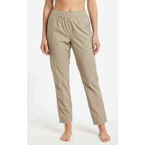 North Face Pant Joggers Womens Aphrodite 2.0 FlashDry Straight Leg Beige XL